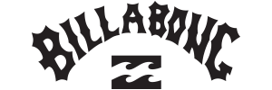 The iconic Billabong logo featuring a stylized wave and sun design. Billabong offers a diverse range of high-quality surf-inspired clothing, accessories, and gear. From trendy swimwear and casual apparel to cutting-edge wetsuits and surfboards.