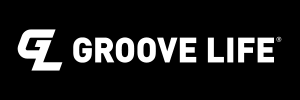 Logo of Groove Life: Features the brand name 'Groove Life' in bold modern font, with a subtle groove pattern underneath. The logo embodies a sleek and contemporary design, capturing the essence of the brand's style and innovation.