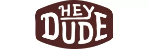 Hey Dude logo: A creative design blending casual fonts and relaxed vibes, capturing the essence of the brand's laid-back footwear. Hey Dude offers a diverse range of shoes that seamlessly blend style and functionality. From slip-ons to sneakers, their designs effortlessly capture a carefree lifestyle while providing exceptional comfort and support.