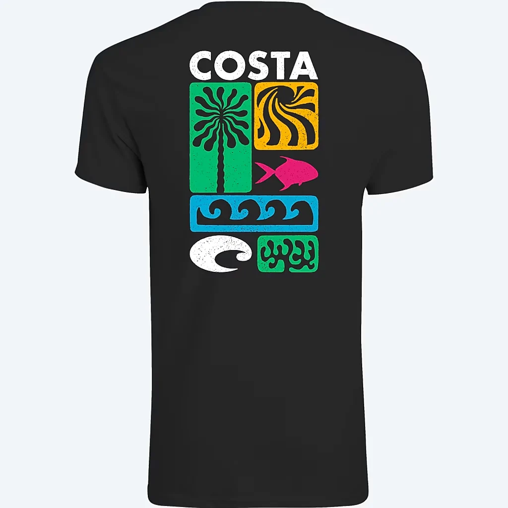 Costa graphic tee featuring coastal-inspired design, ideal for casual wear in Destin