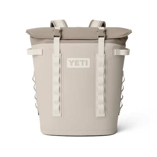 Sleek backpack cooler in neutral taupe, ideal for hands-free excursions around Destin’s bustling boardwalks.