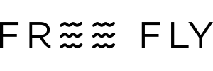 FreeFly logo, representing lightweight, performance-driven apparel for active outdoor lifestyles along the coast in 30A and Panama City Beach.