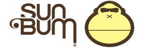 Sun Bum logo, for SPF lotions, sprays, and face sticks, making them perfect for beach days, boating, and outdoor adventures in Panama City Beach, Destin, and 30A